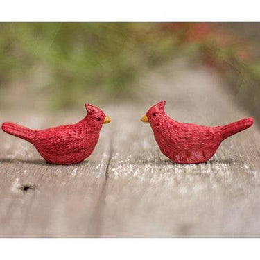2 Set Resin Cardinals - The Fox Decor
